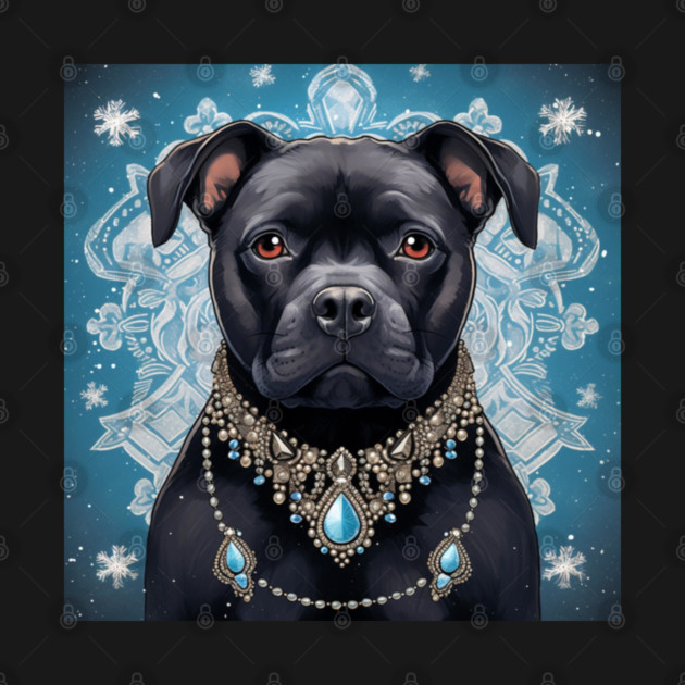 Black Staffy Jewel by Enchanted Reverie