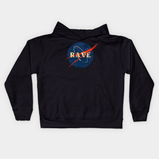 Rave NASA Logo Kids Hoodie