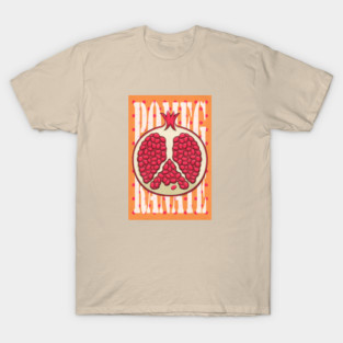 Pomegranate retro fruit Poster T-Shirt