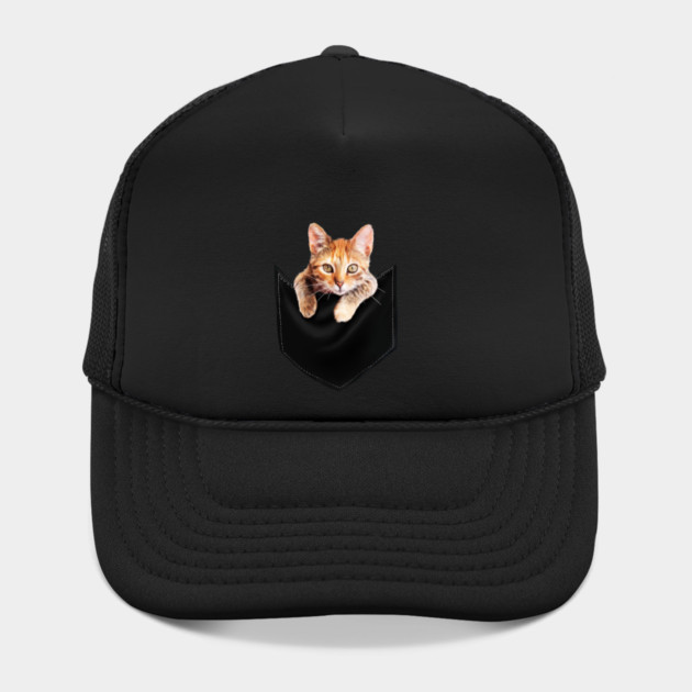 Funny Cute Ginger Cat Inside Pocket, Cat Lover by logiamerch