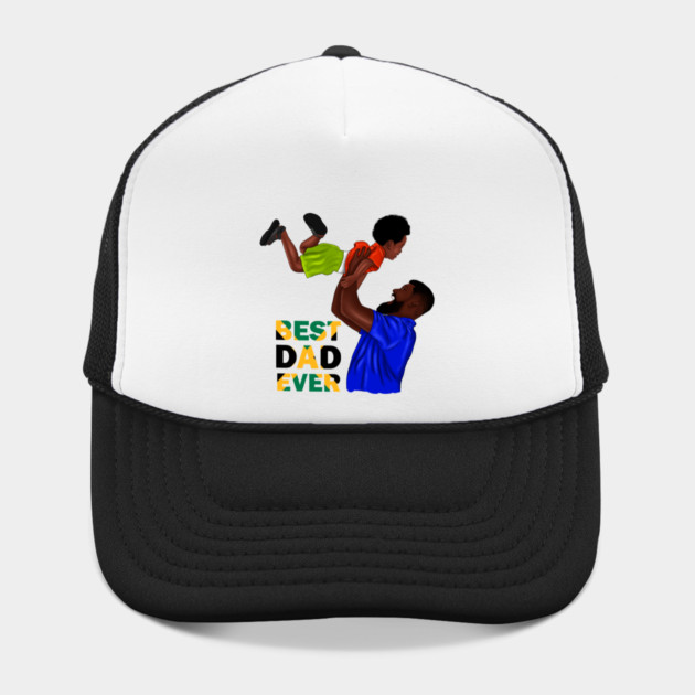 Best Dad Ever, Jamaican Dad and Son, Jamaica Flag Colors by logiamerch