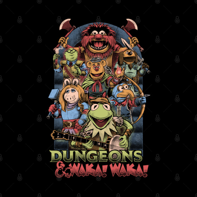 Dungeons and Waka! Waka! - Puppet RPG Parody by Studio Mootant