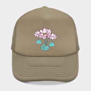 Lotus on Lily Hat