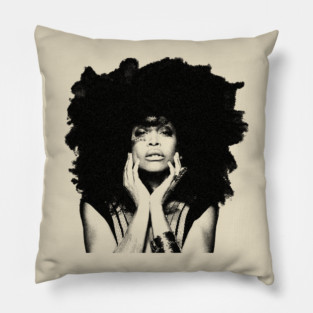 Erykah Badu Vintage drawing Pillow