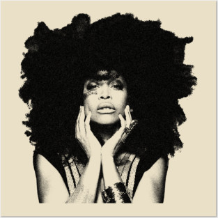 Erykah Badu Vintage drawing Posters and Art
