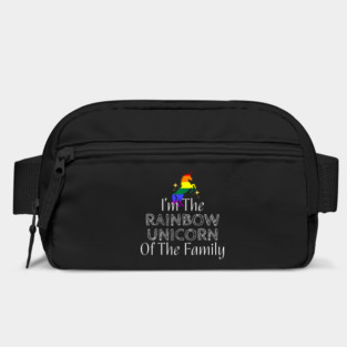 I'm The Rainbow Unicorn of the Family (White Text) Bag