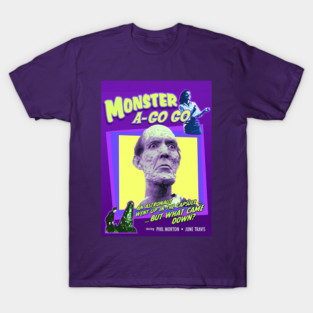 Monster A Go-Go Purple T-Shirt
