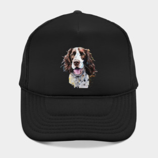 English Springer Spaniel Bright Watercolor Hat