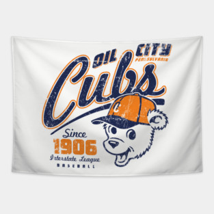 Oil City Cubs Tapestry