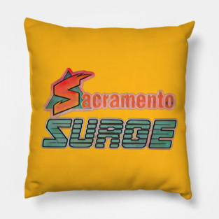 Sacramento Surge Football Pillow