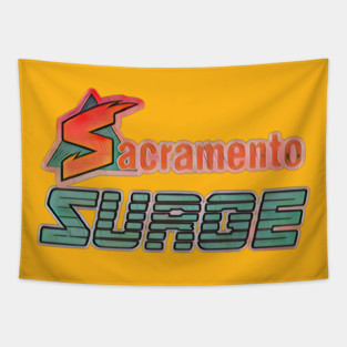 Sacramento Surge Football Tapestry