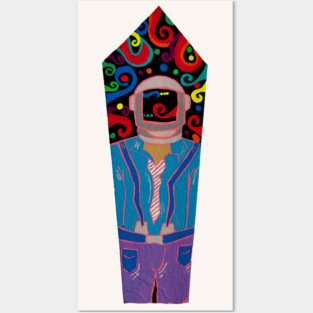 Space Man Posters and Art