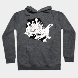 Cartoon Ghosts Hoodie