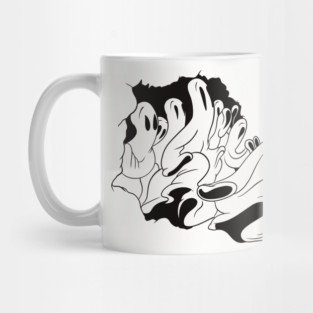Cartoon Ghosts Mug