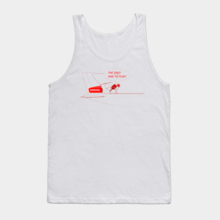 Pickleball DINKING The Only Way to Play! Tank Top