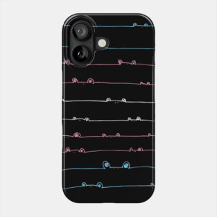 frog lines in trans colors Phone Case
