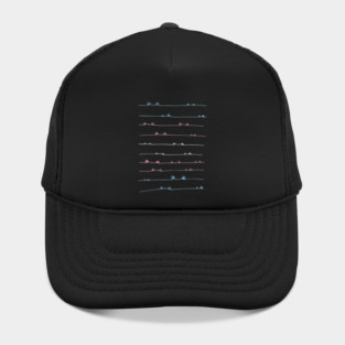 frog lines in trans colors Hat