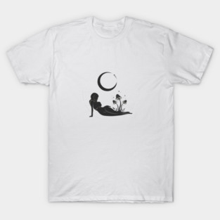 Mushroom Moon Woman T-Shirt
