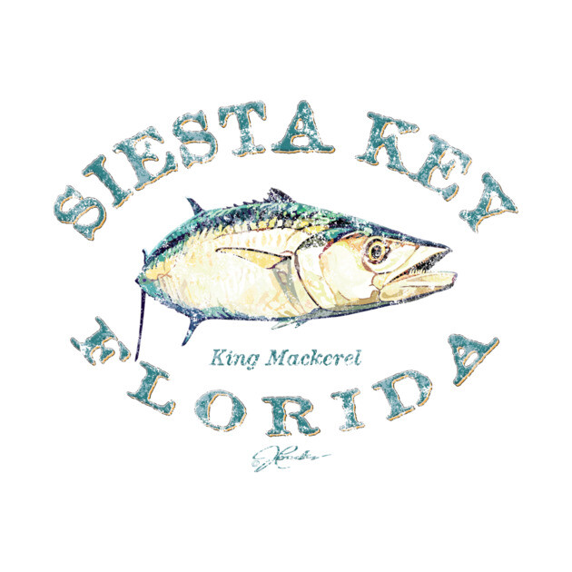Siesta Key, FL, King Mackerel Siesta Key Long Sleeve T-Shirt