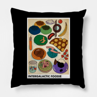 Intergalactic Foodie Pillow