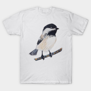 Chickadee Drawing 2 (no background) T-Shirt