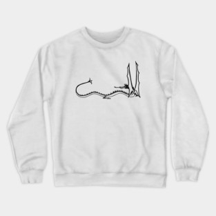 Smaug (Black) Crewneck Sweatshirt
