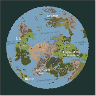 Advantage Cusp Map Posters and Art