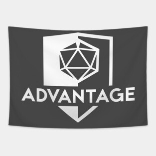 Advantage Silhouette Logo Tapestry