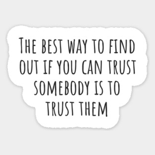 Trust Sticker