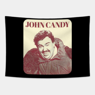 john candy retro black Tapestry