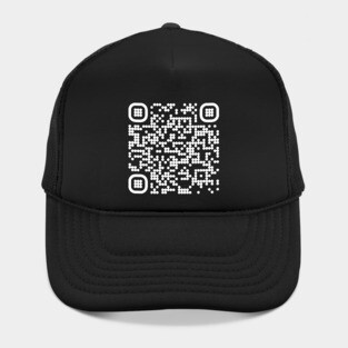 RICK ROLL QR SCAN PRANK Hat