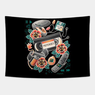 90s old memories Tapestry