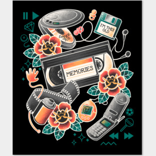 90s old memories Posters and Art