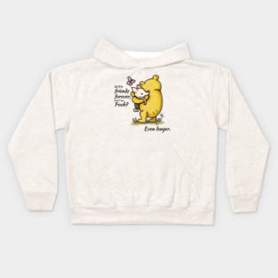 Friends Forever - Classic Winnie the Pooh and Piglet, too Kids Hoodie