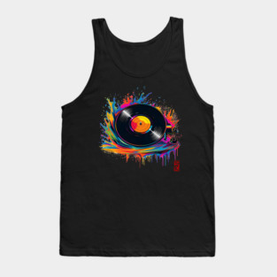 Vinyl Record Tank Top