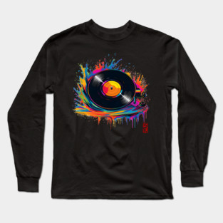 Vinyl Record Long Sleeve T-Shirt