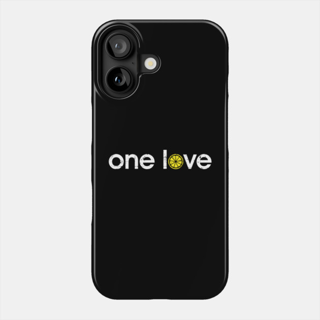 The Stone Roses One Love Indie Manchester Integrated Lemon Phone Case by Butter Creative