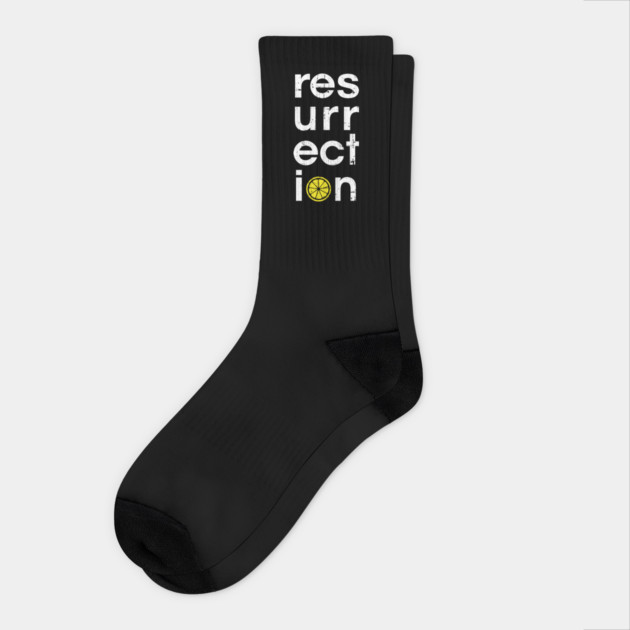 The Stone Roses Resurrection Indie Manchester Portrait Integrated Lemon Socks by Butter Creative