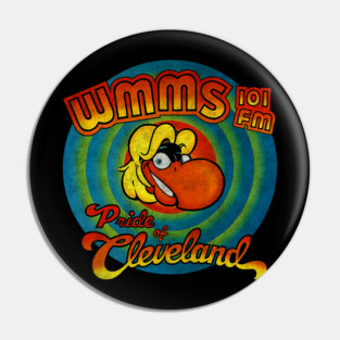Vintage WMMS FM Radio Station Pin