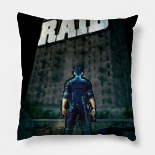 The Raid Press Start Pillow