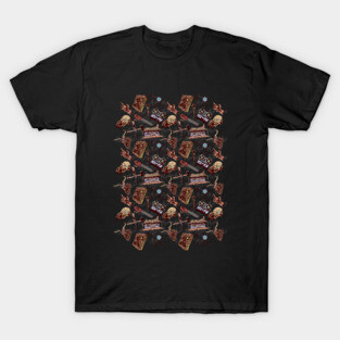 Evil Dead Pattern T-Shirt