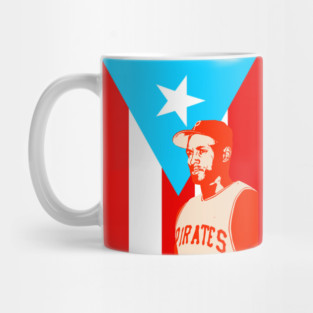 Puerto Rican Baseball Player | Roberto Clemente Mug