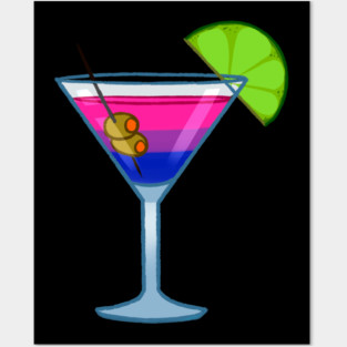 Bisexual cocktail #3 Posters and Art