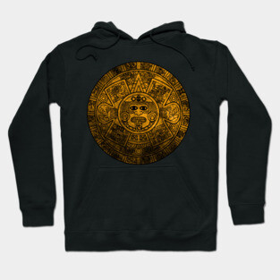 Aztec Calendar. Mayan Sun Stone Hoodie