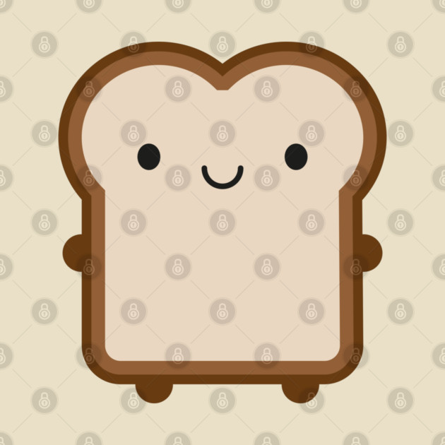 Kawaii Bread / Toast by marcelinesmith
