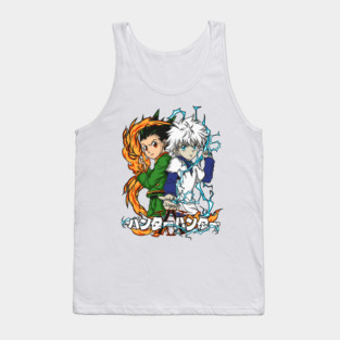 Dynamic Duo: Gon and Killua - Hunter x Hunter Design Tank Top