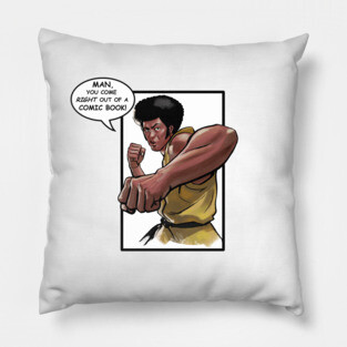 Jim Kelly Comic Pillow