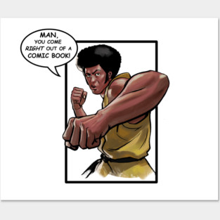 Jim Kelly Comic Posters and Art