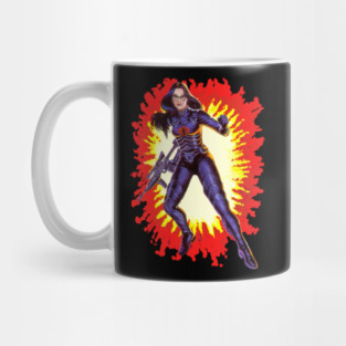 Baroness GI Joe toy art card Mug