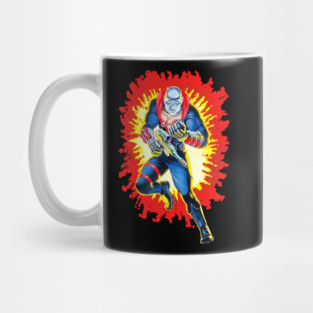 Destro GI Joe toy art card Mug